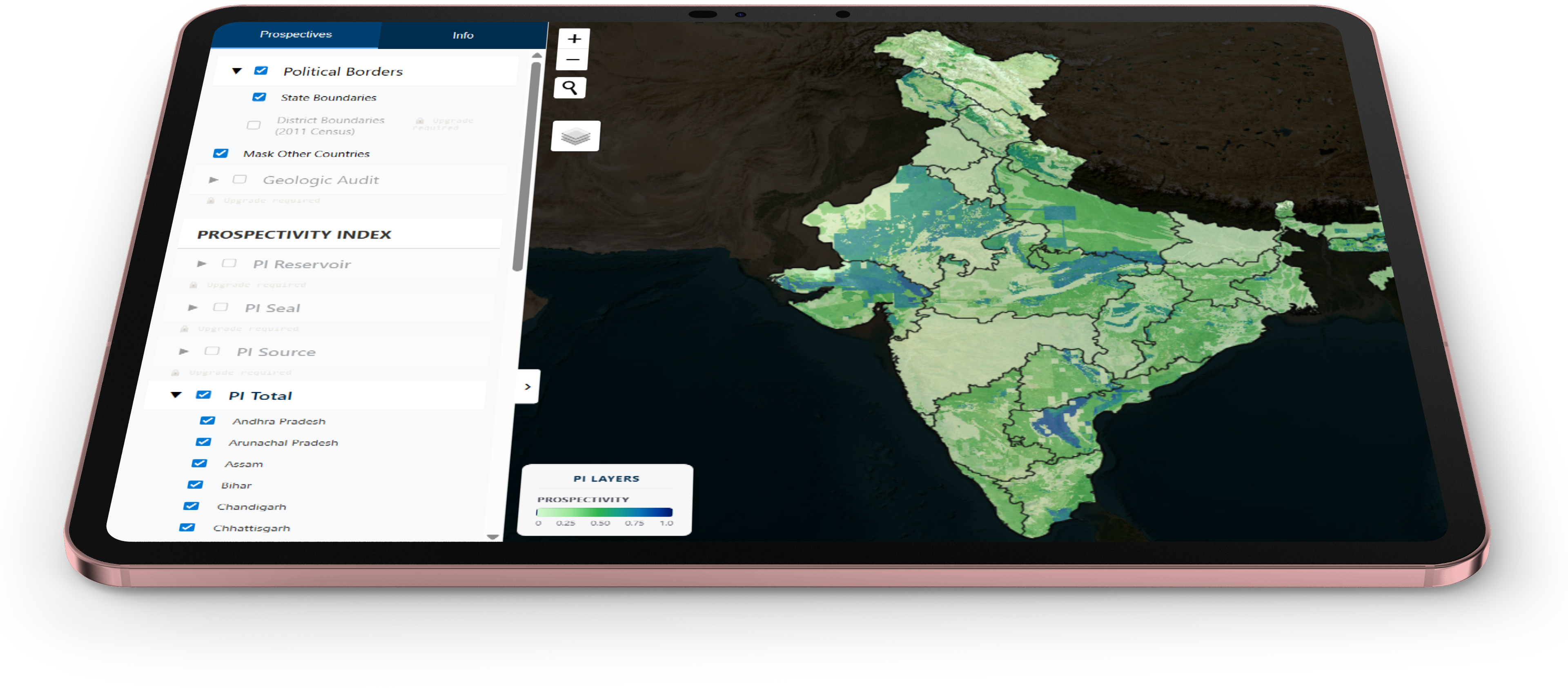 Prospectivity Mockup